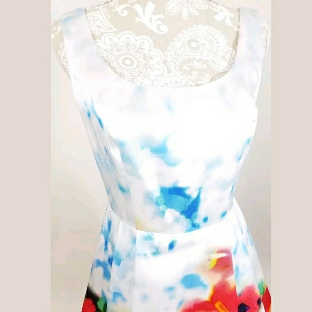 Nicole Miller Garden Princess Prom Dress size 10 - Picture 3 of 7